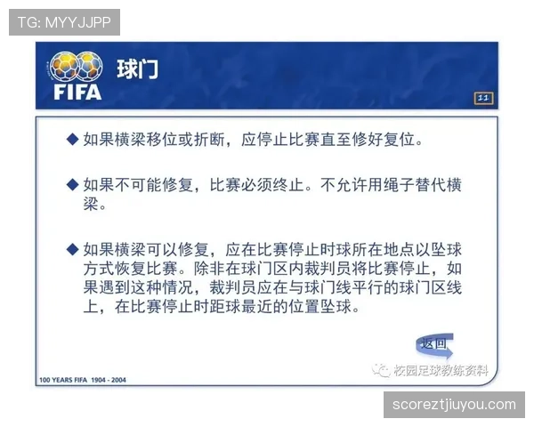 足球比赛中球门尺寸的具体规则与裁判判定标准解析